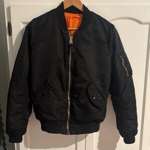 Black Bomber Jacket